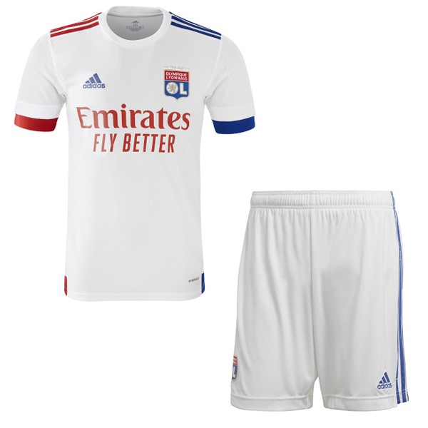 Camiseta Lyon 1ª Niños 2020/21 Blanco